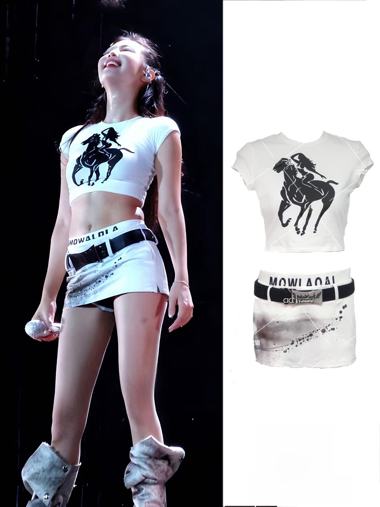  Jennie Concert White Print ro - Ethnic Clothing & Online Fashion Store Khaadi Pk ulasan dan harga