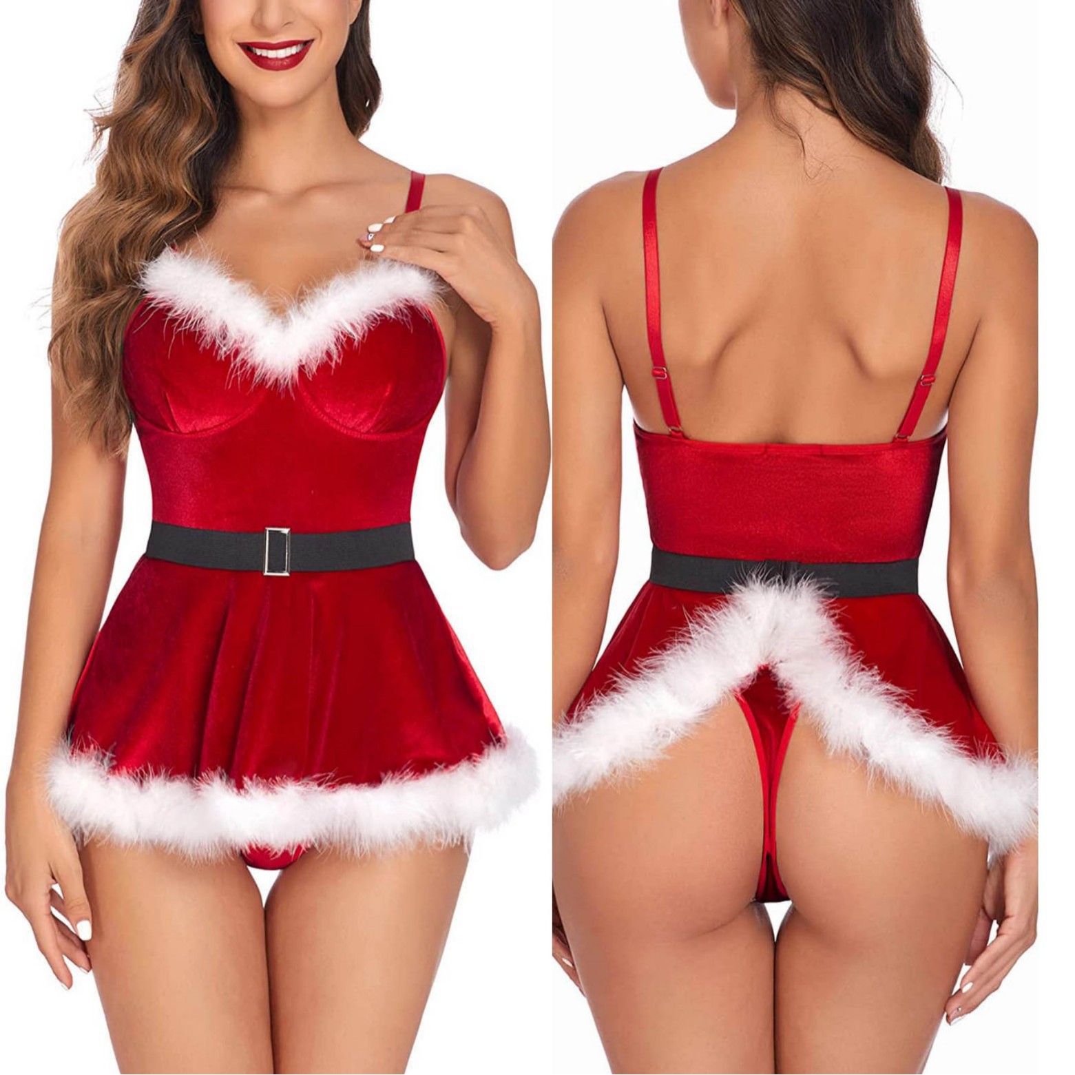 Women's Sexy Nightgown Santa C - Ethnic Outfit ulasan dan harga