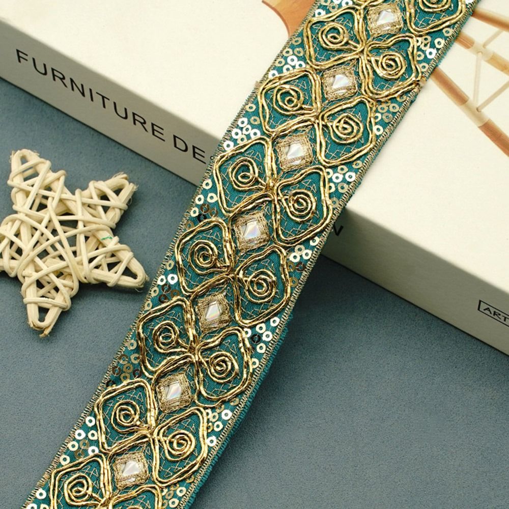 4.5cm Wide Embroidered Lace We - Ethnic Clothing & Online Fashion Store Khaadi Pk ulasan dan harga