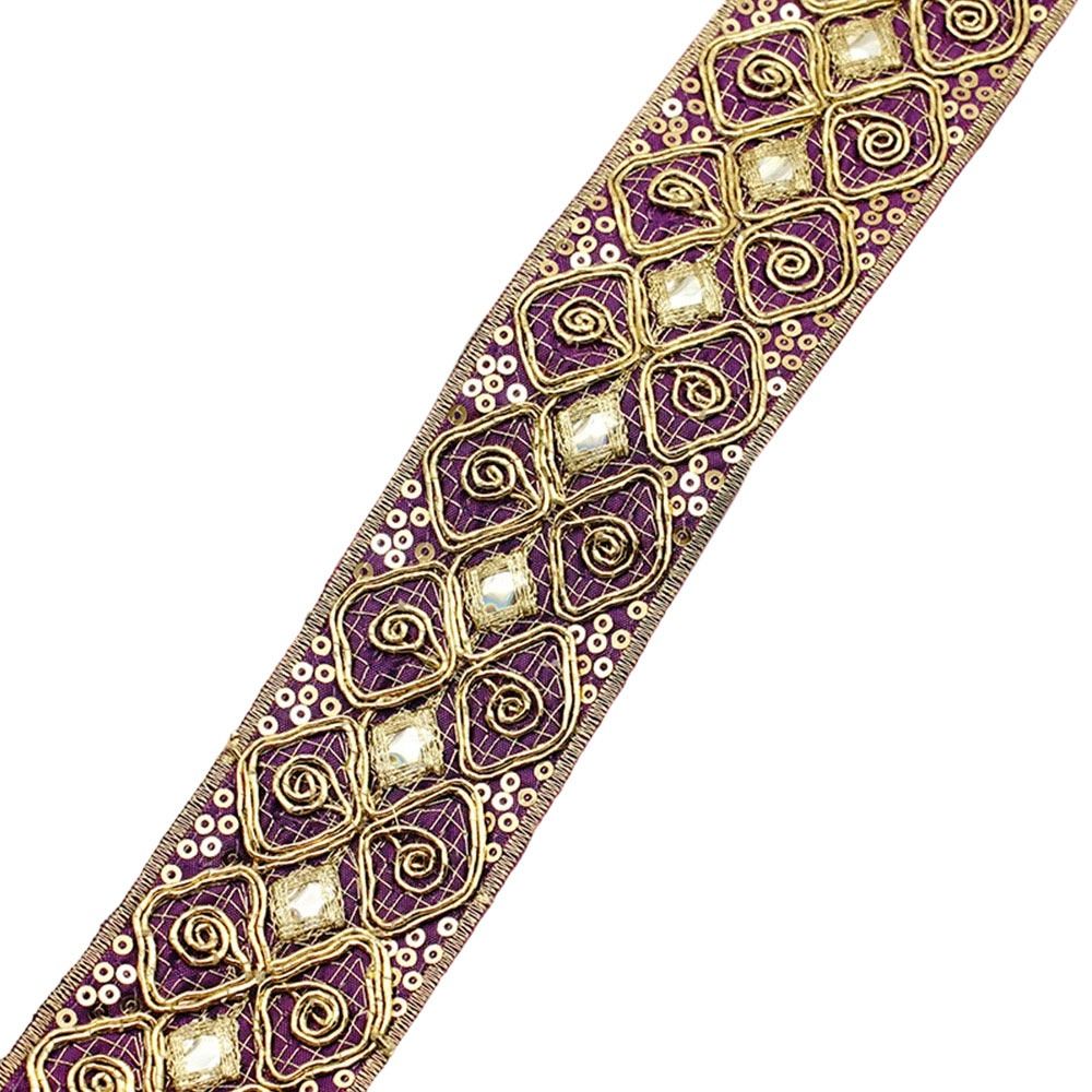 4.5cm Wide Embroidered Lace We - Ethnic Clothing & Online Fashion Store Khaadi Pk ulasan dan harga