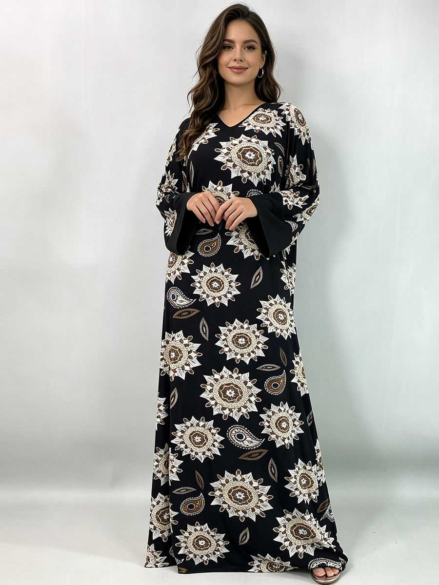 Plus Size Maxi Dress for Women - Ethnic Gown ulasan dan harga