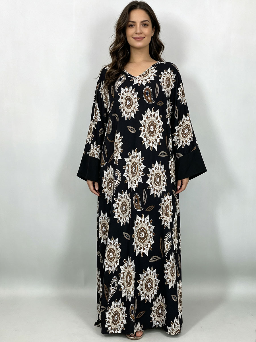 Plus Size Maxi Dress for Women - Ethnic Gown ulasan dan harga