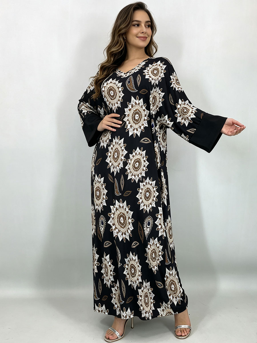Plus Size Maxi Dress for Women - Ethnic Gown ulasan dan harga