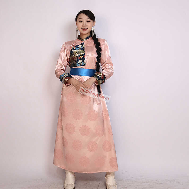 Black Pink Red Blue Mongolia G - Ethnic Gown ulasan dan harga