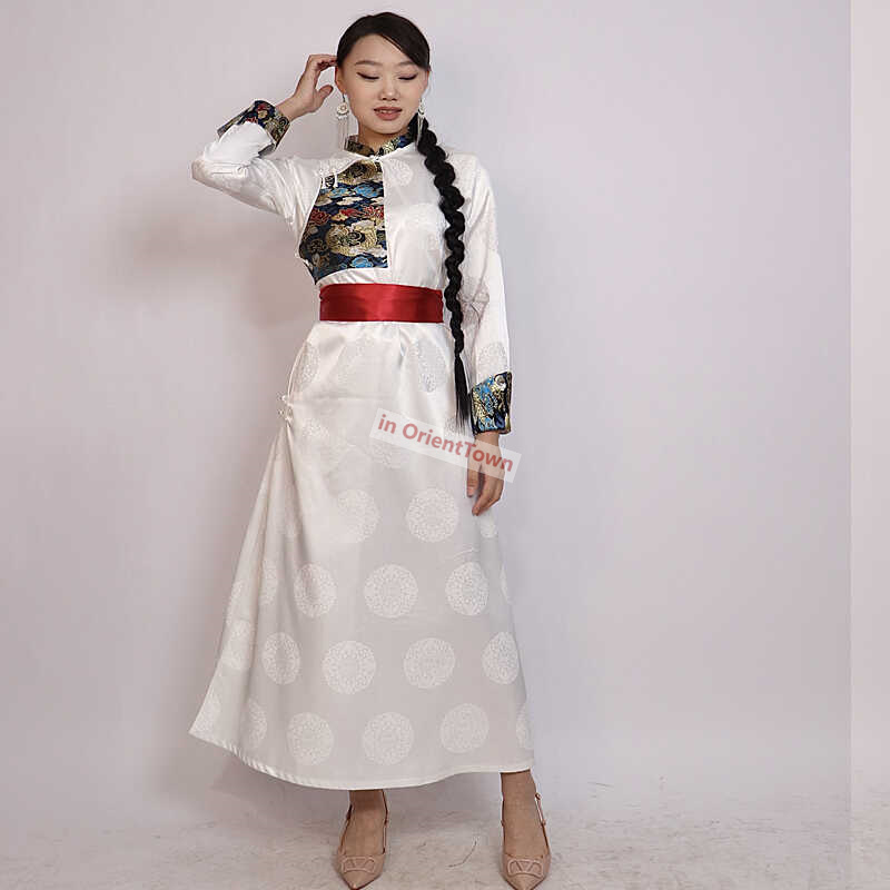 Black Pink Red Blue Mongolia G - Ethnic Gown ulasan dan harga
