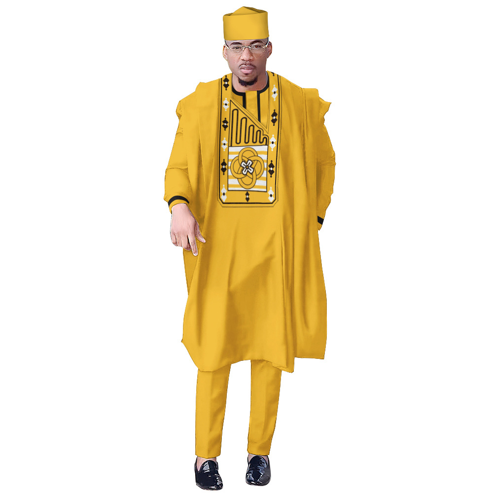 Traditional Boubou Shirt Pants - Boubou Men Africa ulasan dan harga